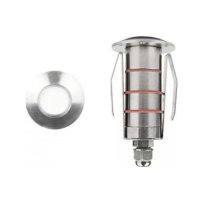 WAC Lighting - 1021 1-Inch LED Recessed Inground - 1021-27SS | Montreal Lighting & Hardware