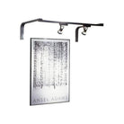 WAC Lighting - 120V Track Wall Mount Suspension Bracket - TBKT-BK | Montreal Lighting & Hardware