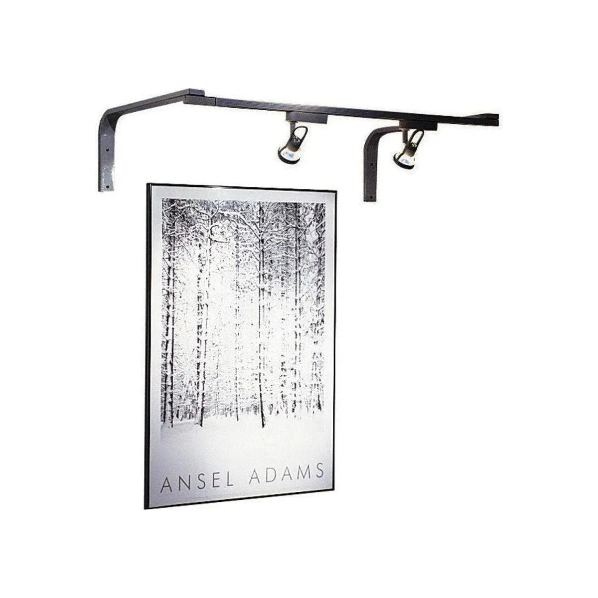 WAC Lighting - 120V Track Wall Mount Suspension Bracket - TBKT-BK | Montreal Lighting & Hardware