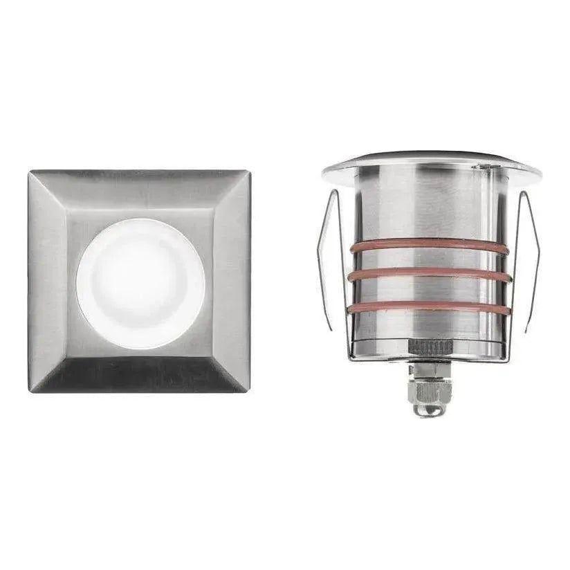 WAC Lighting - 2051 2-Inch LED Square Recessed Inground - 2051-30SS | Montreal Lighting & Hardware