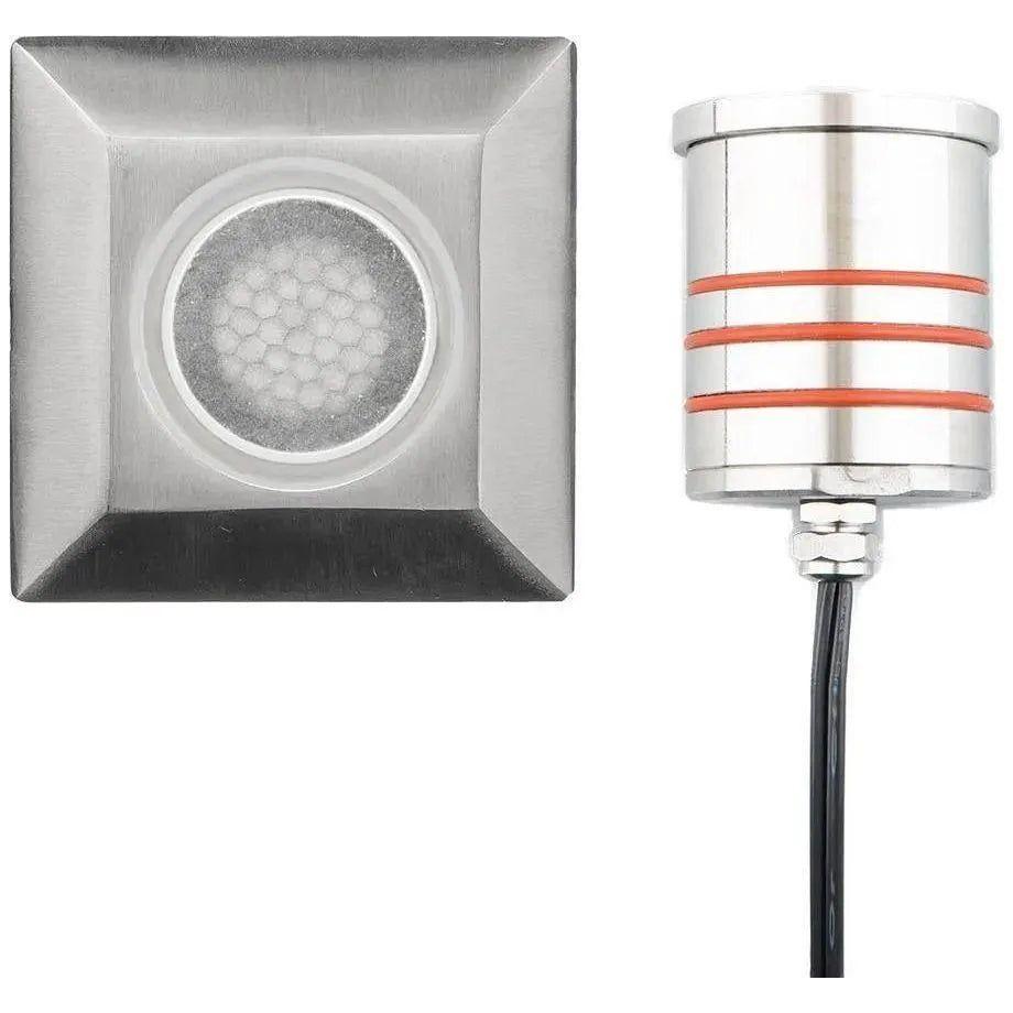 WAC Lighting - 2052 2-Inch LED Square Recessed Inground - 2052-30SS | Montreal Lighting & Hardware