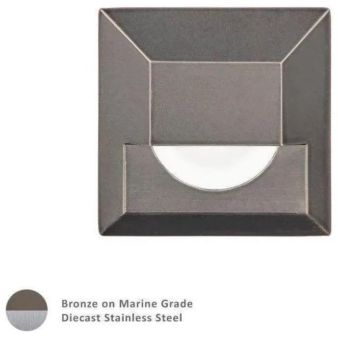 WAC Lighting - 2061 2-Inch LED Square Inground Step Light - 2061-27BS | Montreal Lighting & Hardware