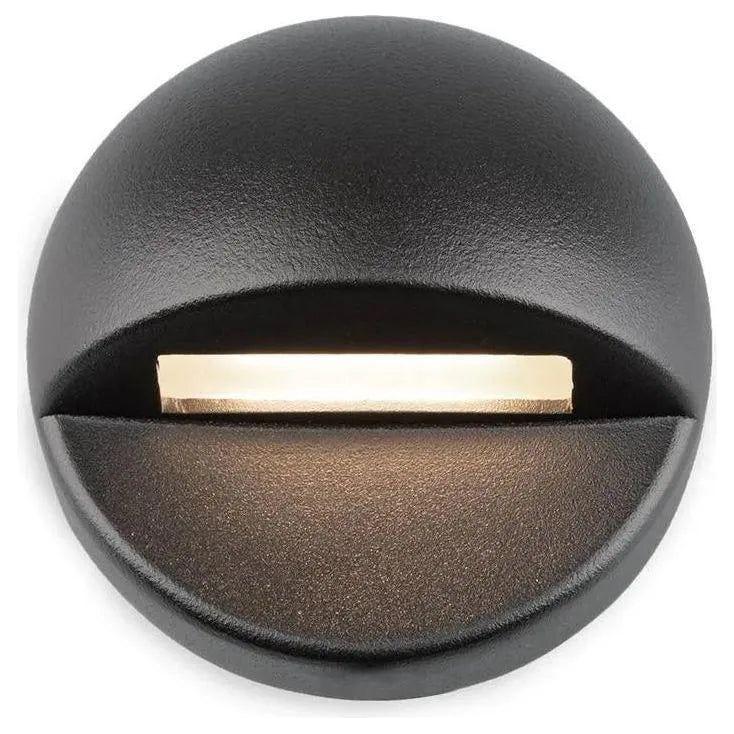 WAC Lighting - 3011 Round LED Deck and Patio Light - 3011-30BK | Montreal Lighting & Hardware