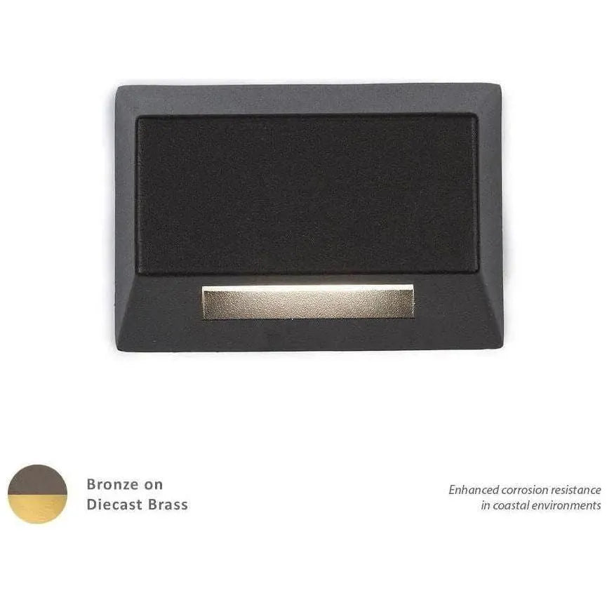 WAC Lighting - 3031 Rectangle LED Deck and Patio Light - 3031-27BBR | Montreal Lighting & Hardware