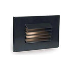 WAC Lighting - 4051 12V Horizontal LED Step and Wall Light - 4051-27BK | Montreal Lighting & Hardware