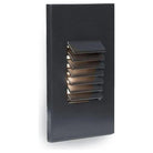 WAC Lighting - 4061 12V Vertical LED Step and Wall Light - 4061-30BK | Montreal Lighting & Hardware