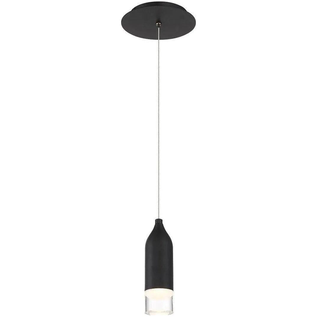 WAC Lighting - Action LED Pendant - PD-76908-BK | Montreal Lighting & Hardware