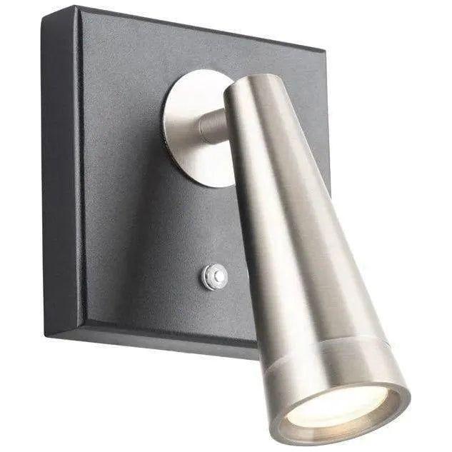 WAC Lighting - Arne LED Reading Light - BL-48007-BK/AB | Montreal Lighting & Hardware
