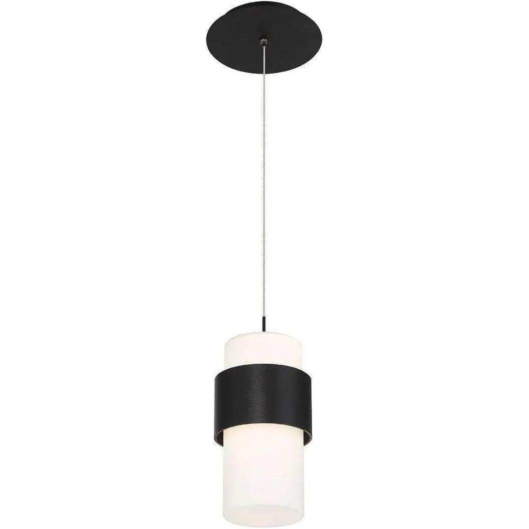 WAC Lighting - Banded LED Pendant - PD-68909-BK | Montreal Lighting & Hardware
