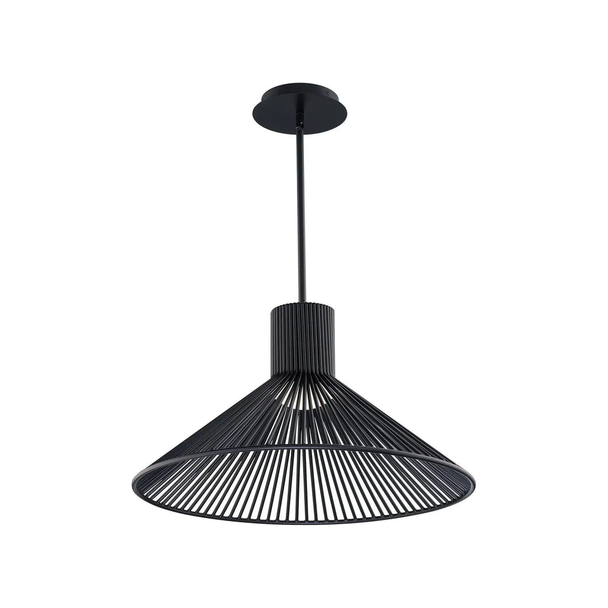 WAC Lighting - Cappe LED Pendant - PD-17421-27-BK | Montreal Lighting & Hardware