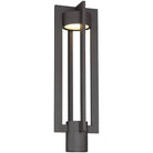 WAC Lighting - Chamber LED Outdoor Post Light - PM-W48620-BZ | Montreal Lighting & Hardware