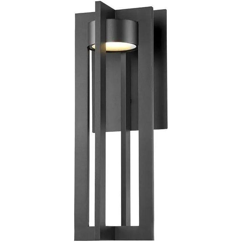 WAC Lighting - Chamber LED Outdoor Wall Light - WS-W48616-BK | Montreal Lighting & Hardware