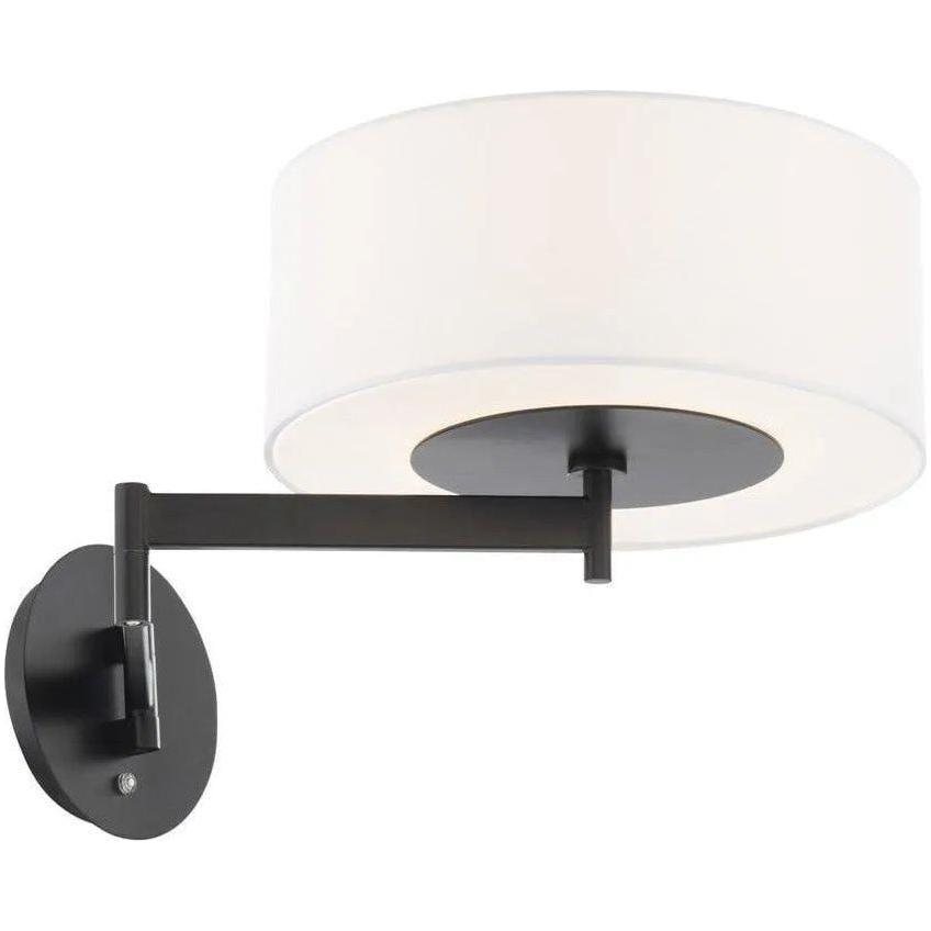WAC Lighting - Chelsea LED Reading Light - BL-83023-BK | Montreal Lighting & Hardware