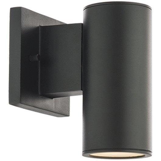 WAC Lighting - Cylinder LED Outdoor Wall Light - WS-W190208-30-BK | Montreal Lighting & Hardware