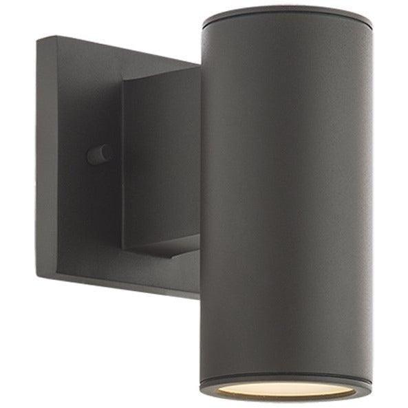 WAC Lighting - Cylinder LED Outdoor Wall Light - WS-W190208-30-BZ | Montreal Lighting & Hardware
