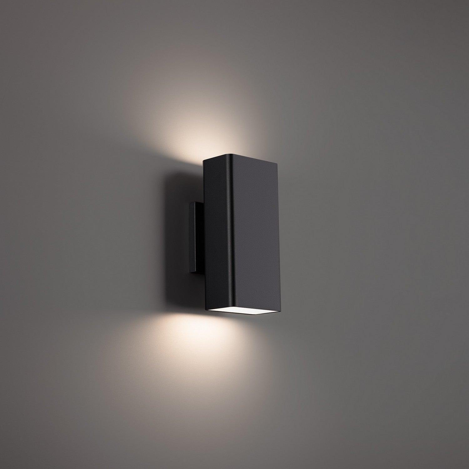 WAC Lighting - Edgey LED Outdoor Wall Sconce - WS-W17310-35-BK | Montreal Lighting & Hardware