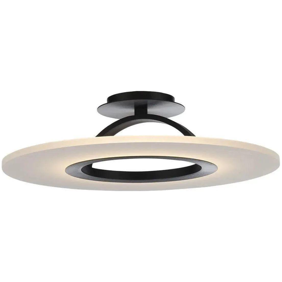 WAC Lighting - Elektron LED Convertible Semi-Flush Mount - FM-21720-BK | Montreal Lighting & Hardware