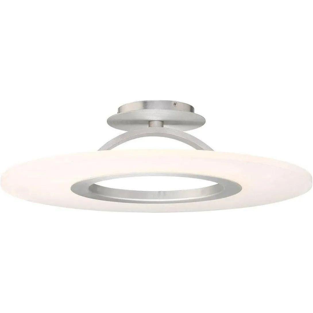 WAC Lighting - Elektron LED Convertible Semi-Flush Mount - FM-21728-AL | Montreal Lighting & Hardware