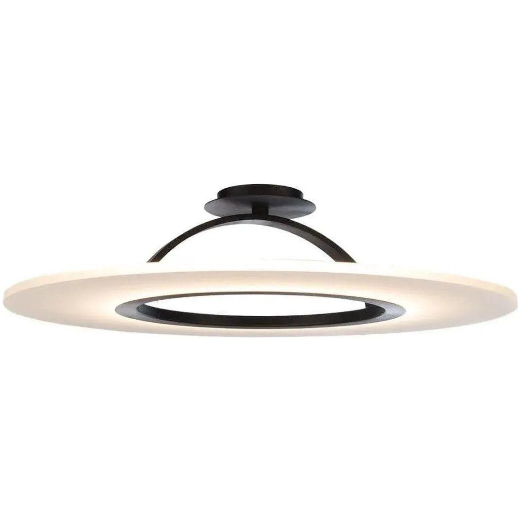 WAC Lighting - Elektron LED Convertible Semi-Flush Mount - FM-21720-BK | Montreal Lighting & Hardware