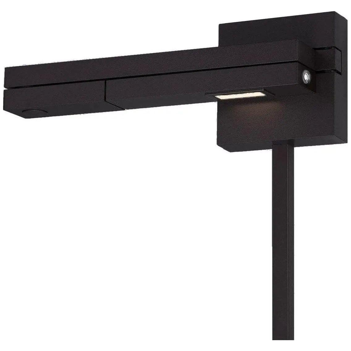 WAC Lighting - Flip LED Reading Light - BL-1021L-BK | Montreal Lighting & Hardware