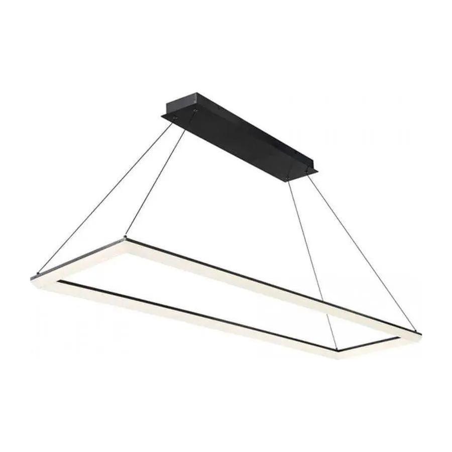 WAC Lighting - Frame LED Linear Suspension - PD-29858-BK | Montreal Lighting & Hardware