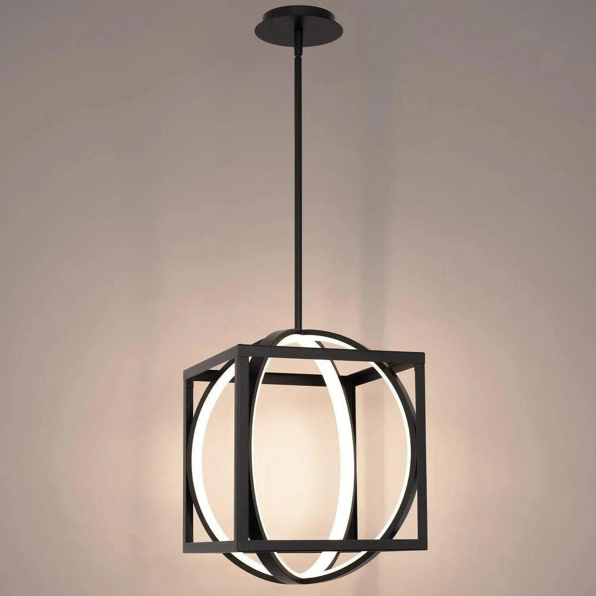 WAC Lighting - Geometrix LED Pendant - PD-57327-BK | Montreal Lighting & Hardware