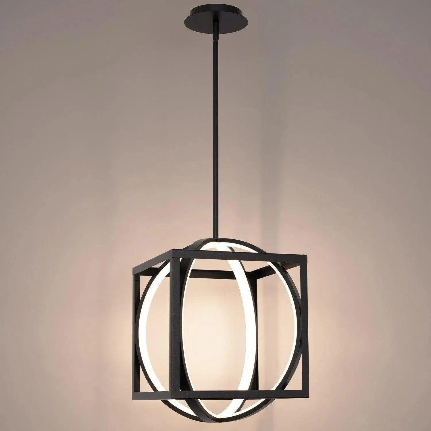 WAC Lighting - Geometrix LED Pendant - PD-57327-BK | Montreal Lighting & Hardware
