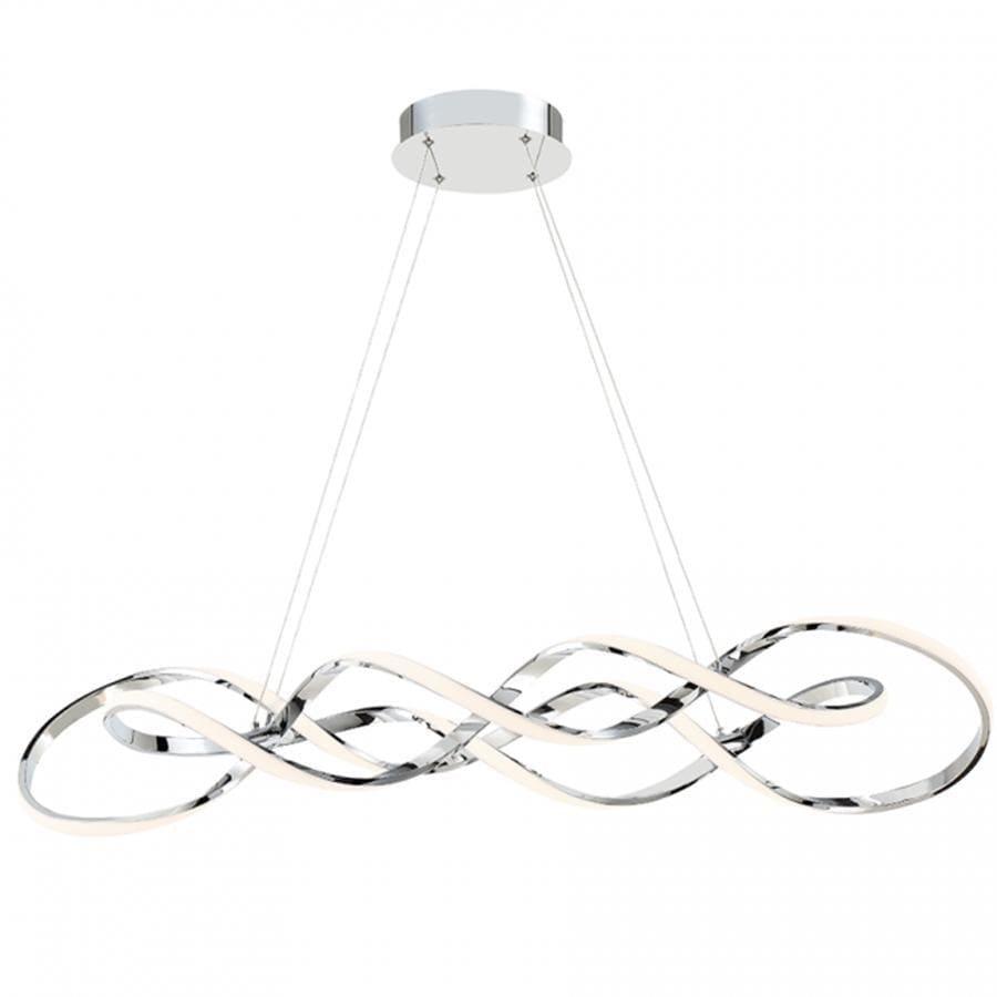 WAC Lighting - Interlace LED Linear Suspension - PD-47839-CH | Montreal Lighting & Hardware