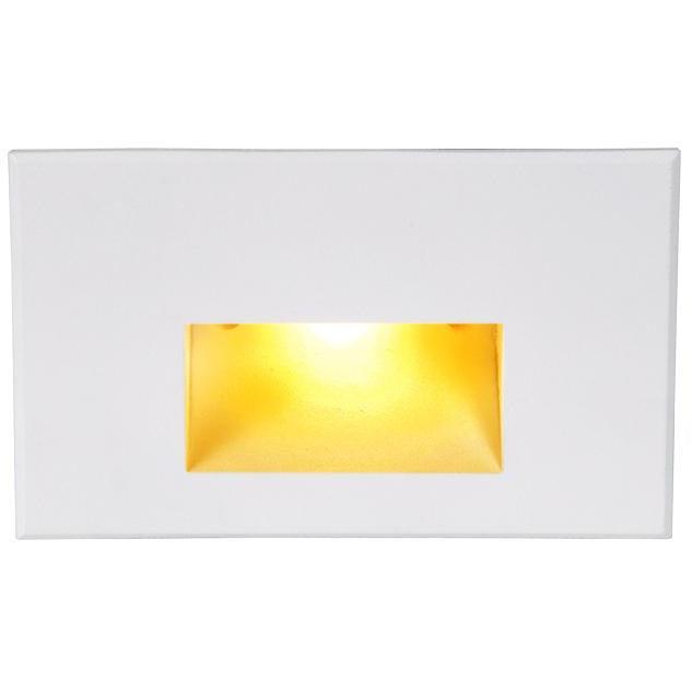 WAC Lighting - LEDme Horizontal LED100 Step and Wall Light - WL-LED100-AM-WT | Montreal Lighting & Hardware