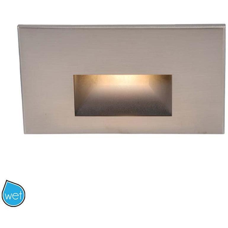 WAC Lighting - LEDme Horizontal LED100 Step and Wall Light - WL-LED100-BL-BN | Montreal Lighting & Hardware