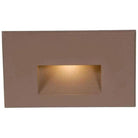 WAC Lighting - LEDme Horizontal LED100 Step and Wall Light - WL-LED100-BL-BZ | Montreal Lighting & Hardware