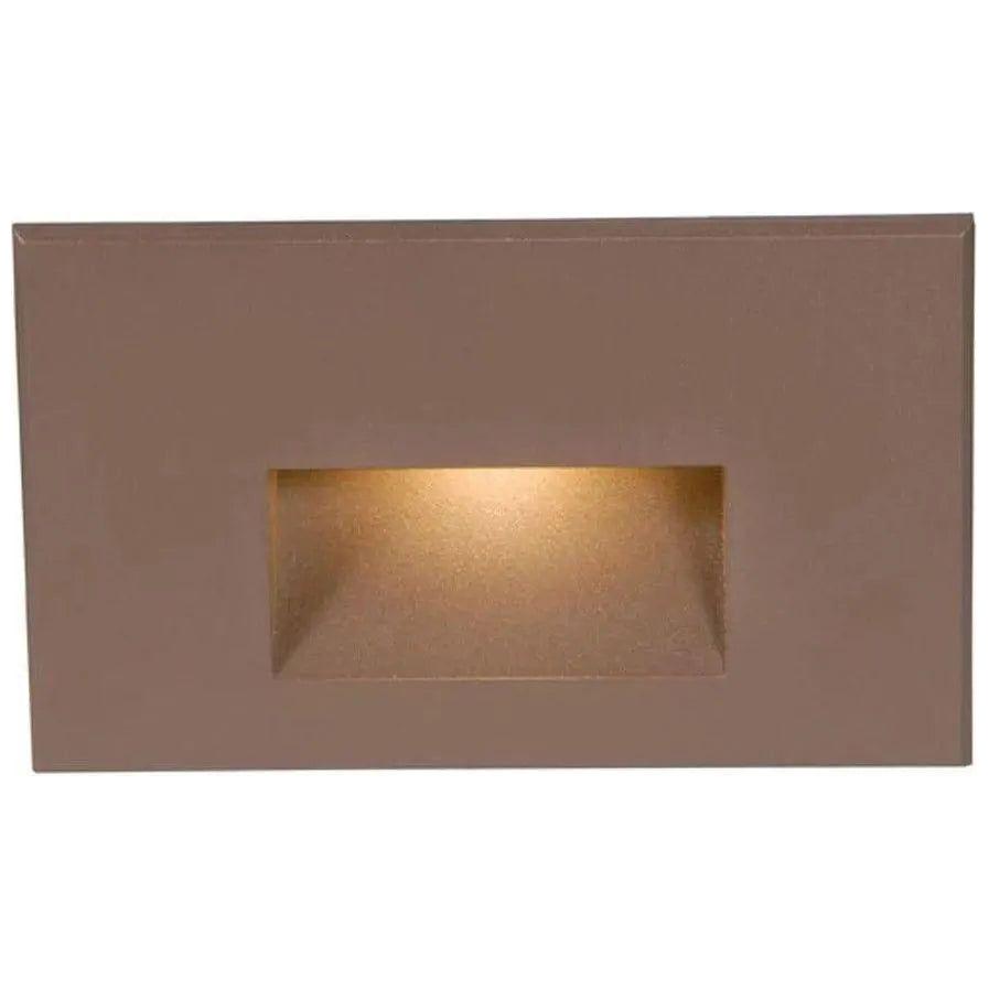 WAC Lighting - LEDme Horizontal LED100 Step and Wall Light - WL-LED100-BL-BZ | Montreal Lighting & Hardware