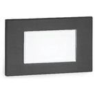 WAC Lighting - LEDme Horizontal LED130 Step and Wall Light - WL-LED130-AM-BK | Montreal Lighting & Hardware
