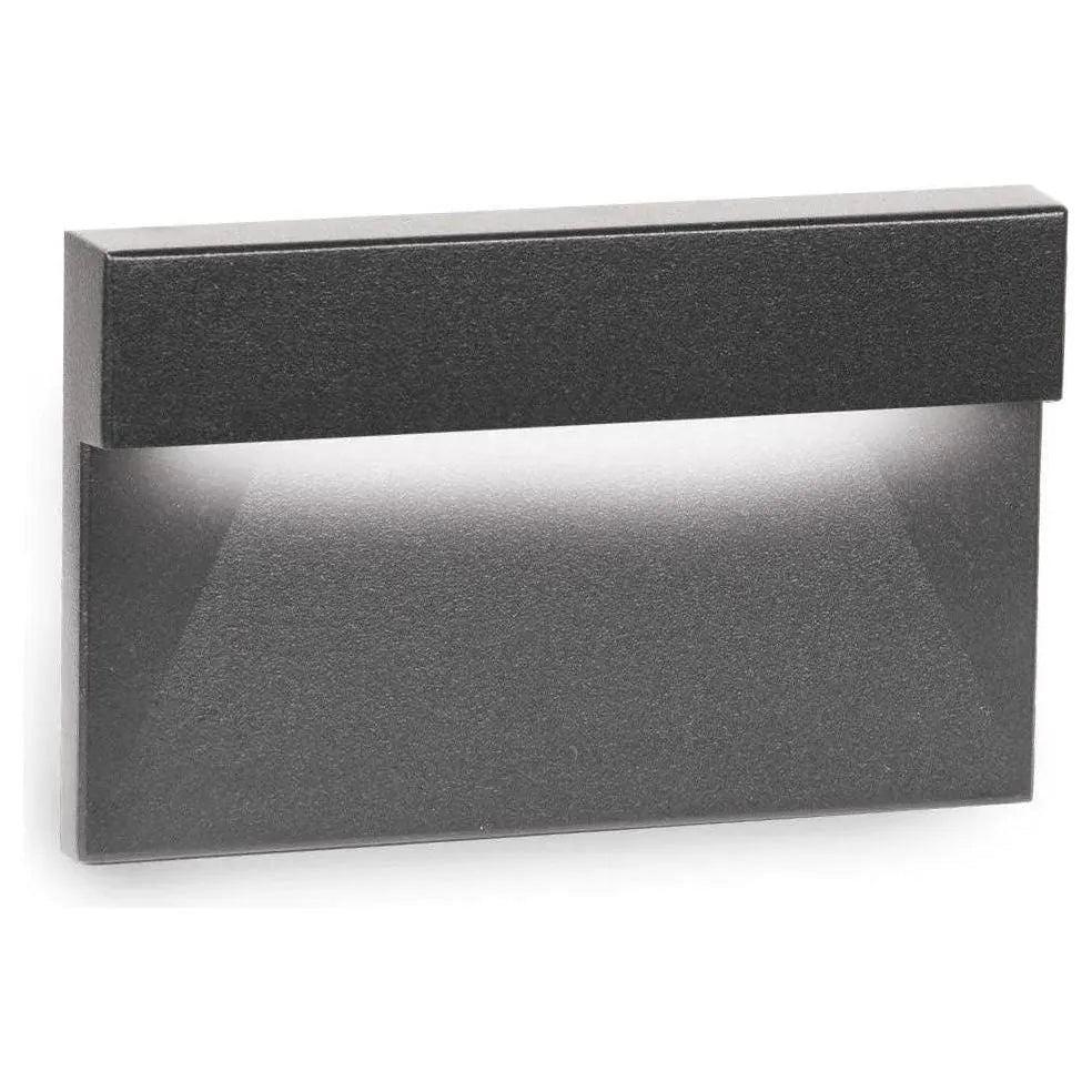 WAC Lighting - LEDme Horizontal LED140 Step and Wall Light - WL-LED140-AM-BK | Montreal Lighting & Hardware