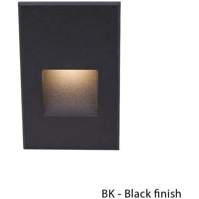WAC Lighting - LEDme Vertical LED200 Step and Wall Light - WL-LED200-BL-BK | Montreal Lighting & Hardware