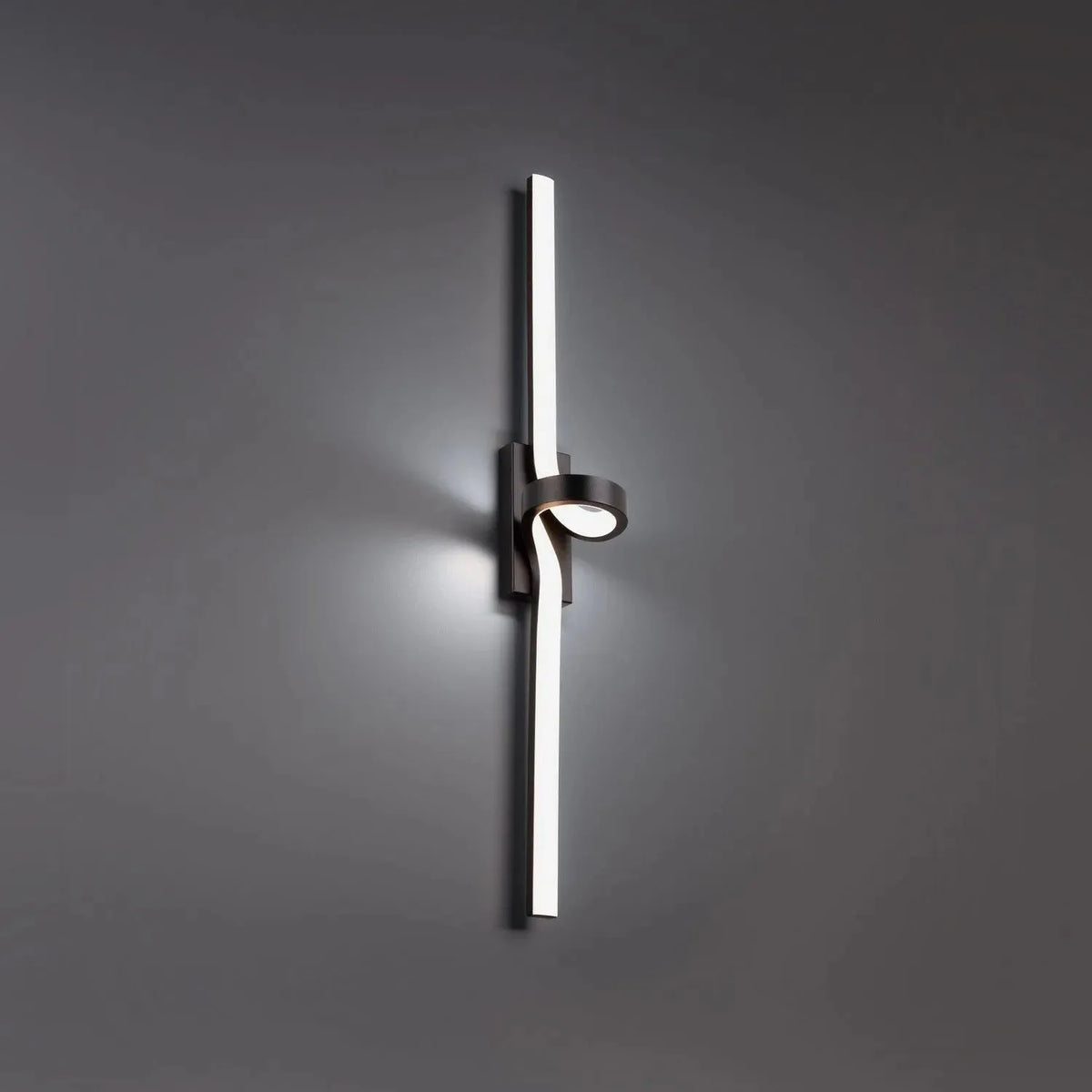 WAC Lighting - Loophole LED Bath - WS-61326-27-BK | Montreal Lighting & Hardware