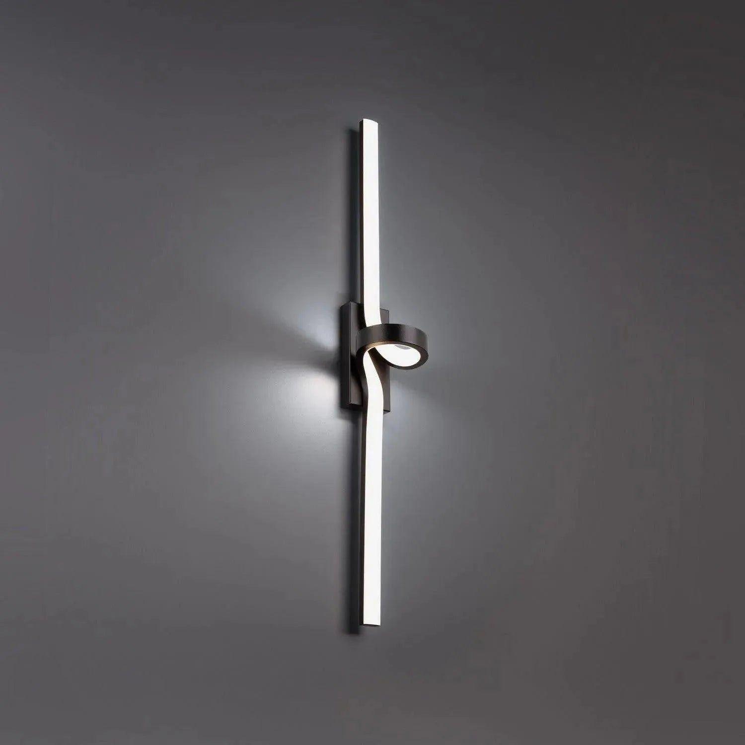 WAC Lighting - Loophole LED Bath - WS-61326-30-BK | Montreal Lighting & Hardware