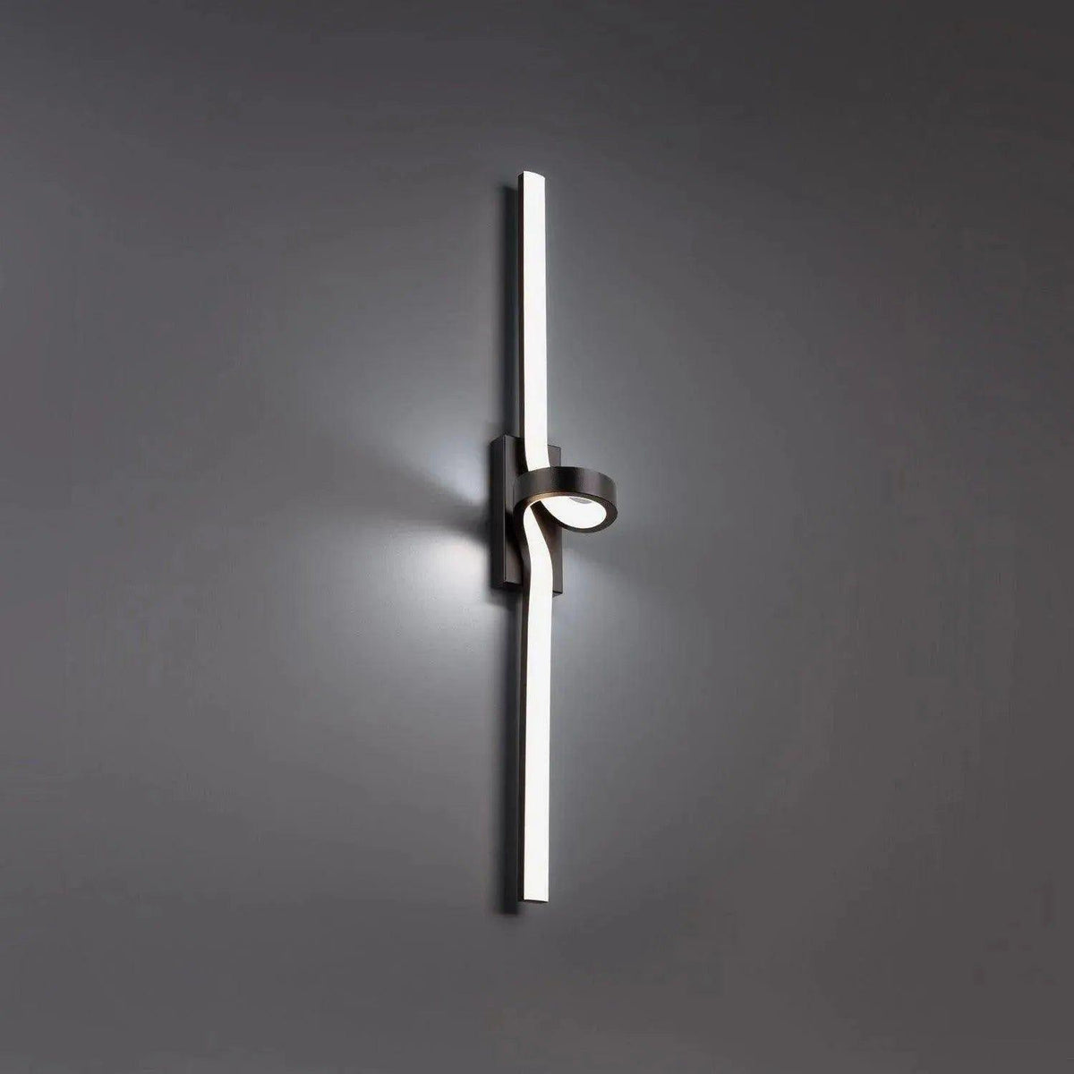 WAC Lighting - Loophole LED Bath - WS-61326-30-BK | Montreal Lighting & Hardware