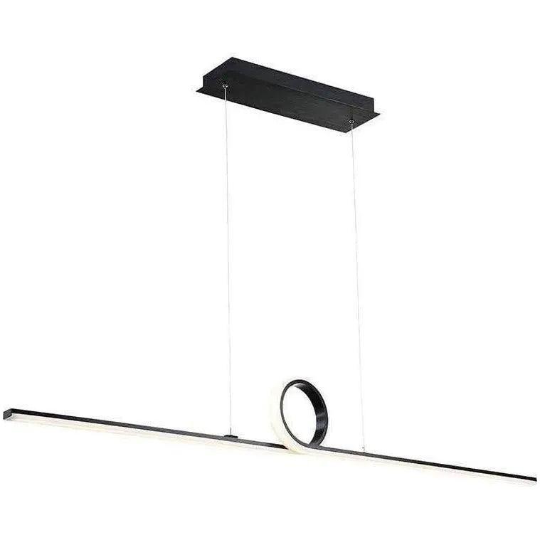 WAC Lighting - Loophole LED Linear Suspension - PD-23852-BK | Montreal Lighting & Hardware