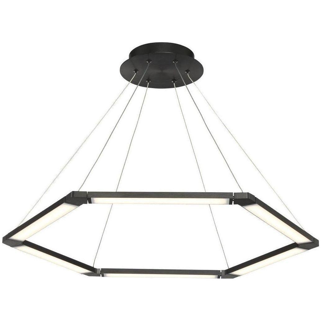 WAC Lighting - Lune LED Pendant - PD-14032-BK | Montreal Lighting & Hardware