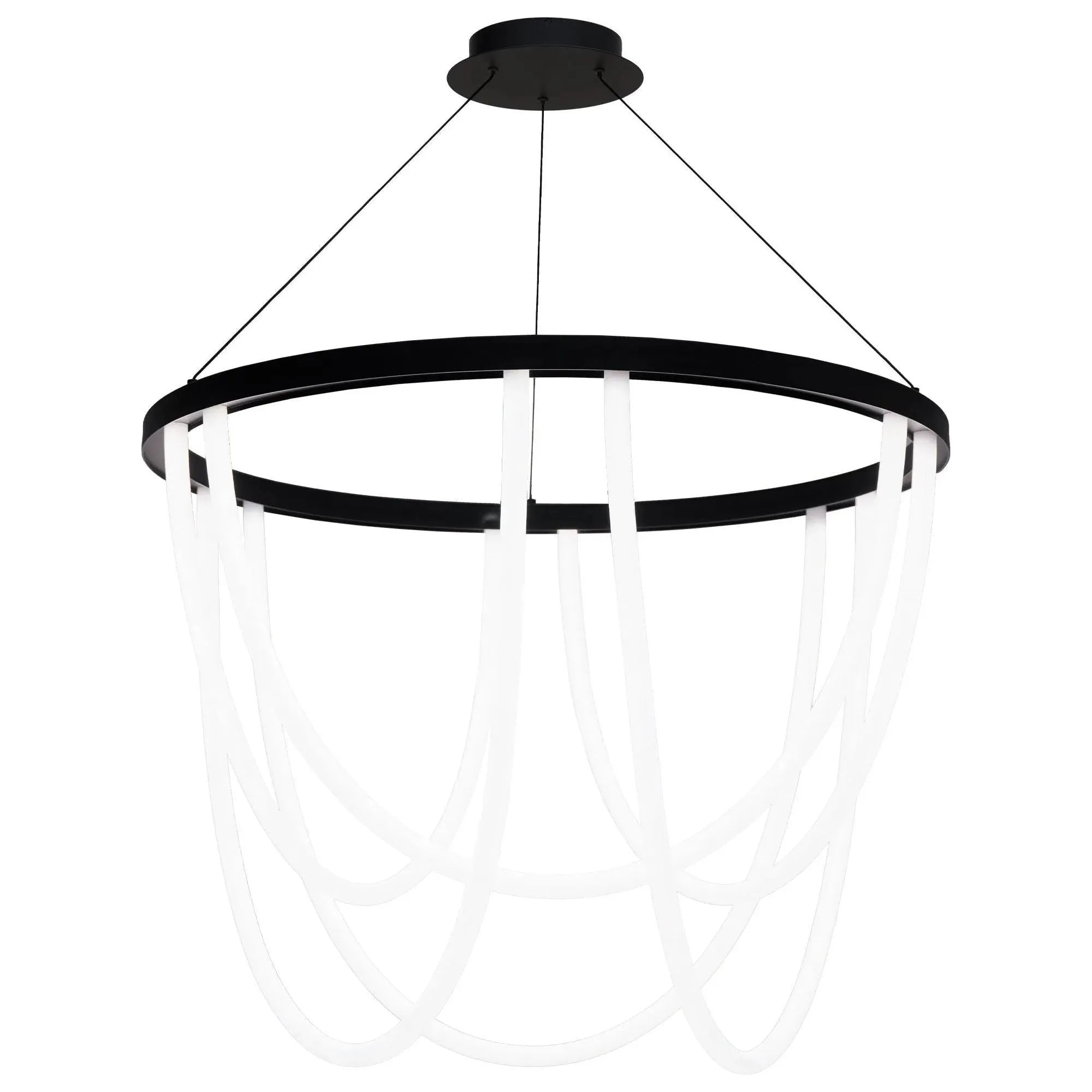 WAC Lighting - Margarite LED Chandelier - PD-89436-BK | Montreal Lighting & Hardware