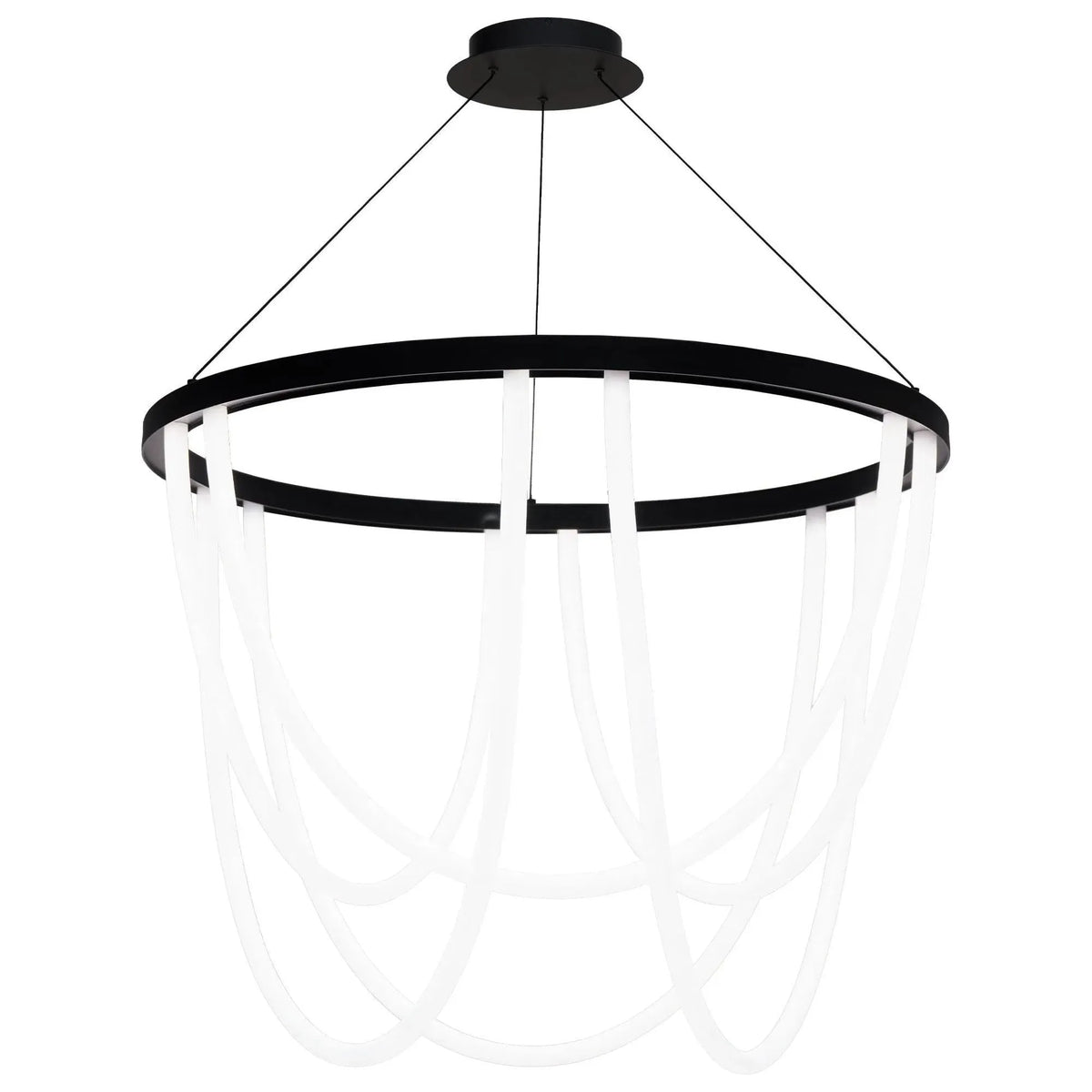 WAC Lighting - Margarite LED Chandelier - PD-89436-BK | Montreal Lighting & Hardware