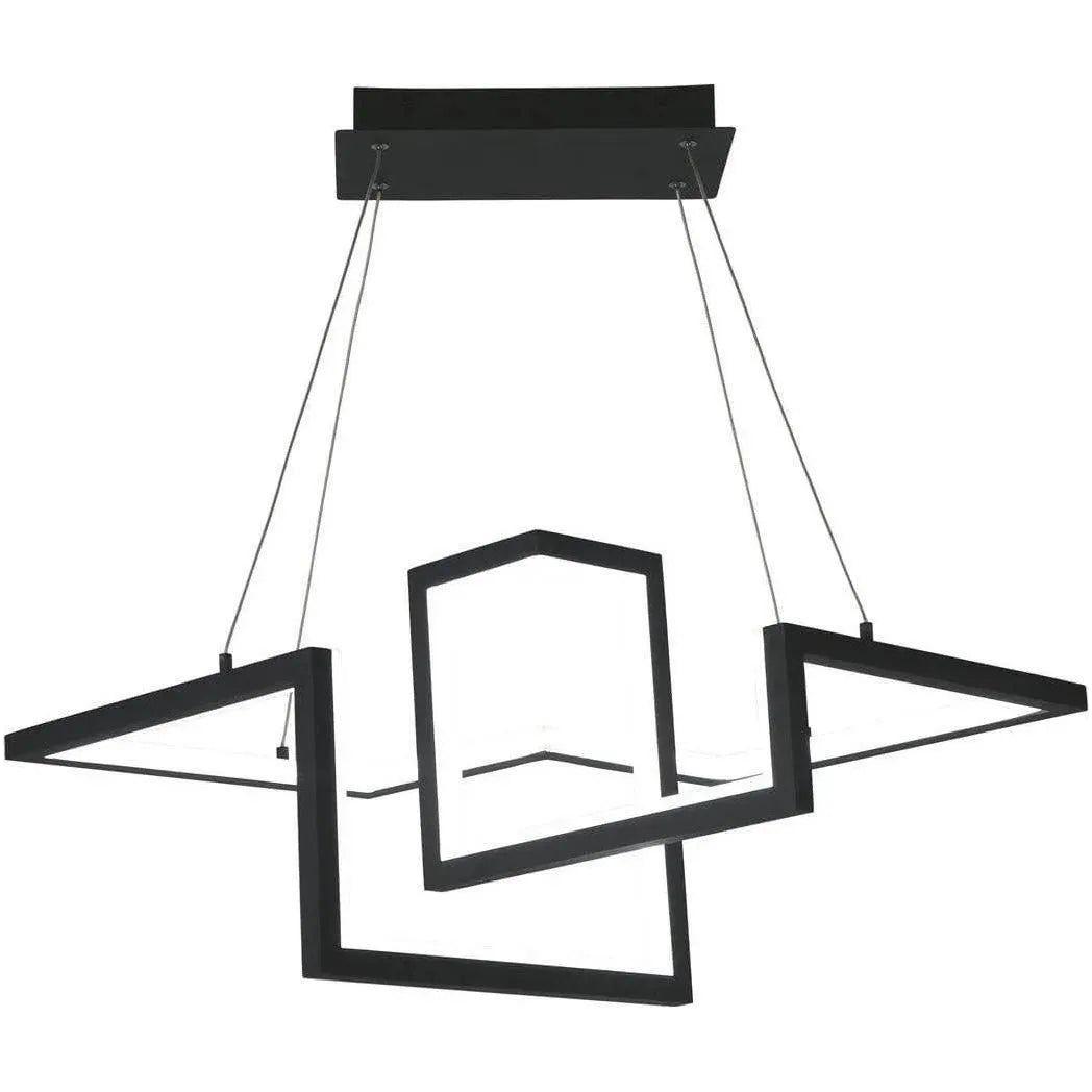 WAC Lighting - Minecraft LED Linear Suspension - PD-17023-BK | Montreal Lighting & Hardware