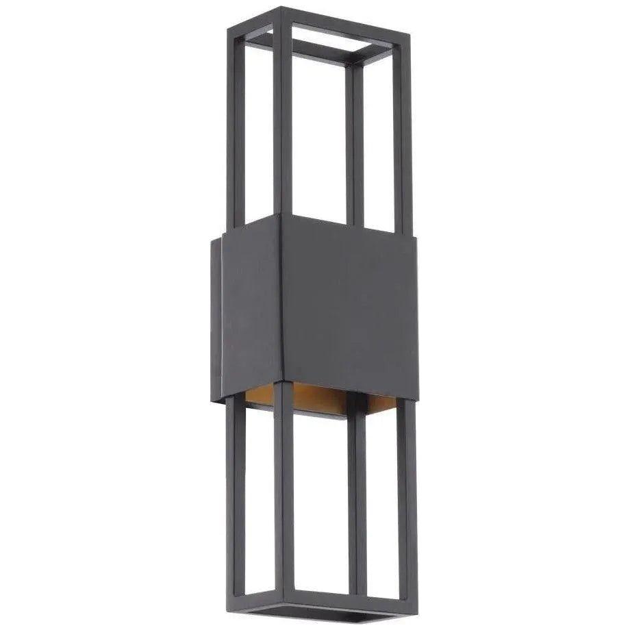 WAC Lighting - Nightvision LED Outdoor Wall Light - WS-W42016-BK/GO | Montreal Lighting & Hardware