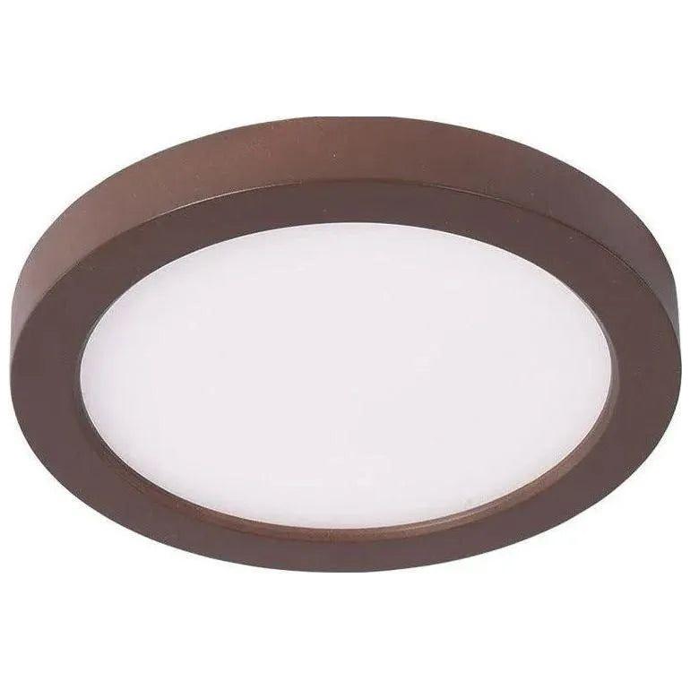 WAC Lighting - Round LED Flush Mount - FM-05RN-930-BZ | Montreal Lighting & Hardware
