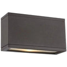 WAC Lighting - Rubix Rectangular LED Outdoor Wall Light - WS-W2510-BZ | Montreal Lighting & Hardware