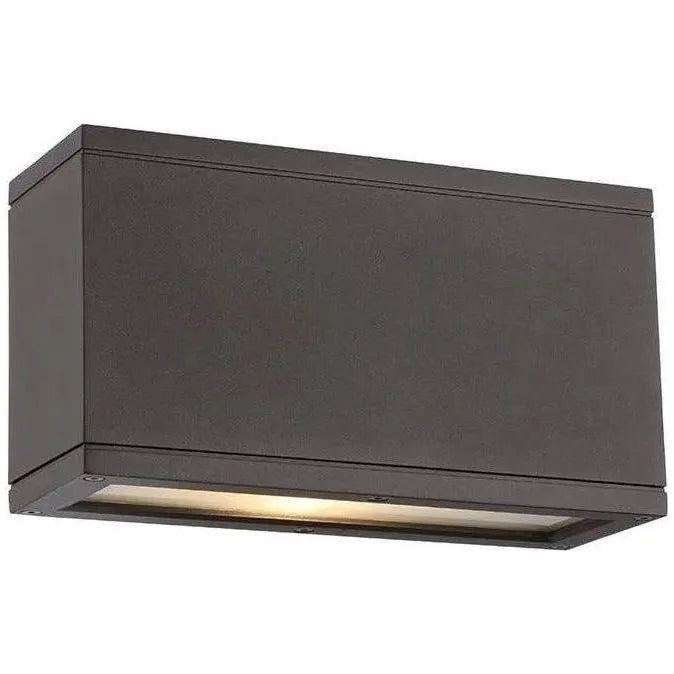 WAC Lighting - Rubix Rectangular LED Outdoor Wall Light - WS-W2510-BZ | Montreal Lighting & Hardware