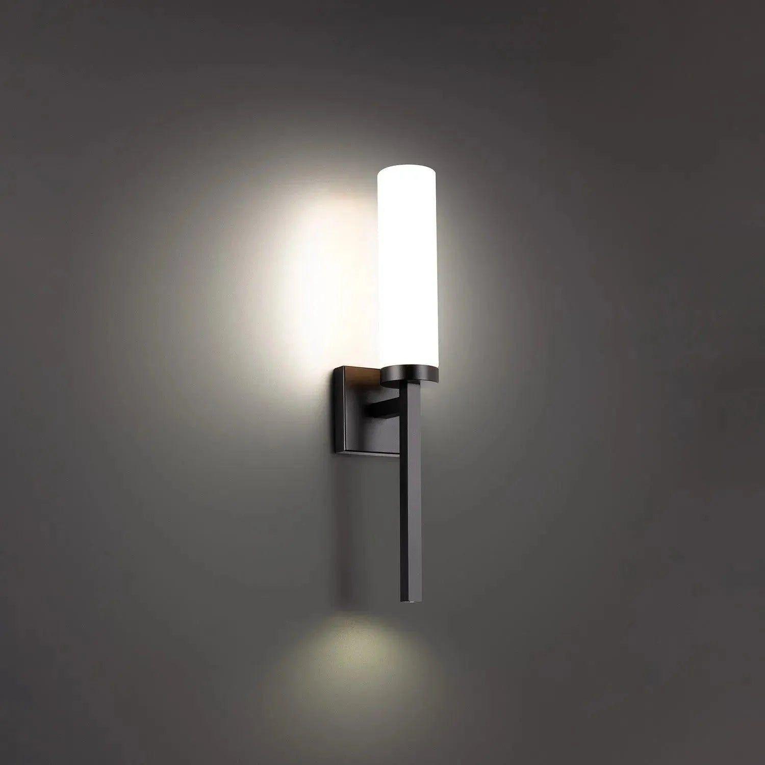 WAC Lighting - Saltaire LED Wall Sconce - WS-63322-BK | Montreal Lighting & Hardware