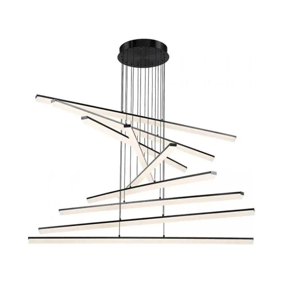 WAC Lighting - Stack LED Pendant - PD-29809-BK | Montreal Lighting & Hardware