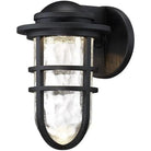 WAC Lighting - Steampunk LED Outdoor Wall Light - WS-W24509-BK | Montreal Lighting & Hardware